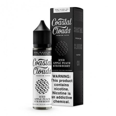 Coastal Clouds - Iced Apple Peach Strawberry 60ML