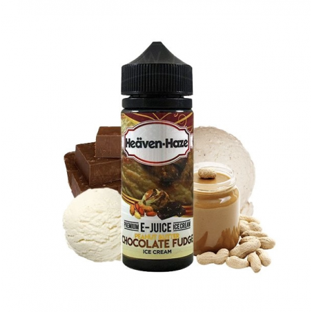 Heaven Haze - Peanut Butter Chocolate Fudge Ice Cream 100ML