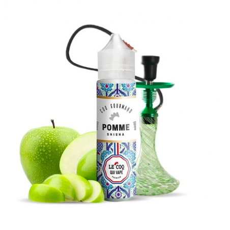 Le Coq Qui Vape - Pomme Shisha 50ML Boosté