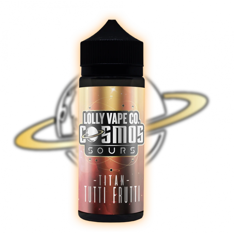 Lolly Vape Cosmos Sours Titan Tutti Frutti 100ml Boosté